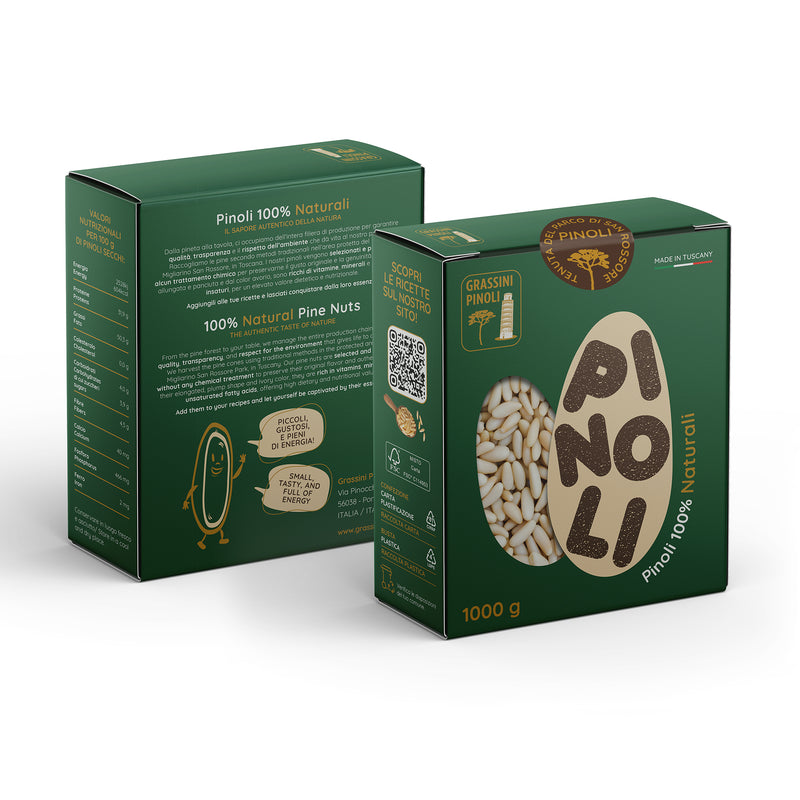 First Choice Pisan Pine Nuts from Tenuta di San Rossore - 1000g