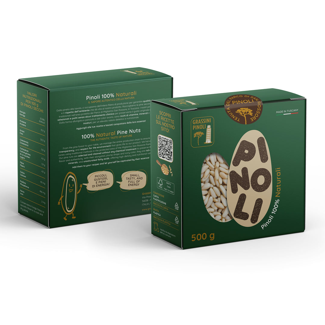 Pinoli Prima Scelta Pisani della Tenuta di San Rossore - 500g